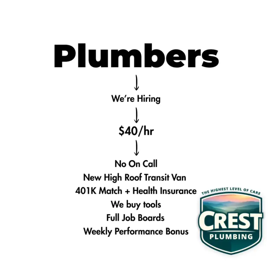 Lead Service Plumber Job Cookeville TN