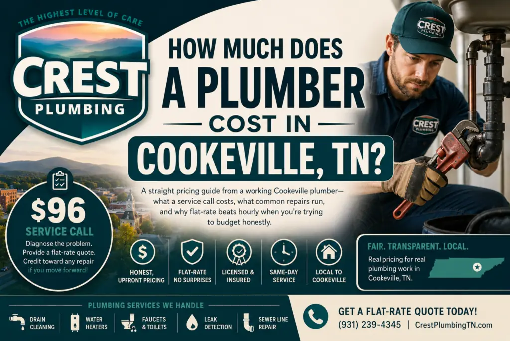 How Much Does a Plumber Cost in Cookeville TN?