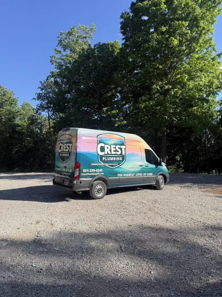 Crest Plumbing Service Van Same-Day Service Cookeville