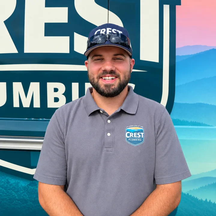 Austin M., plumbing apprentice at Crest Plumbing