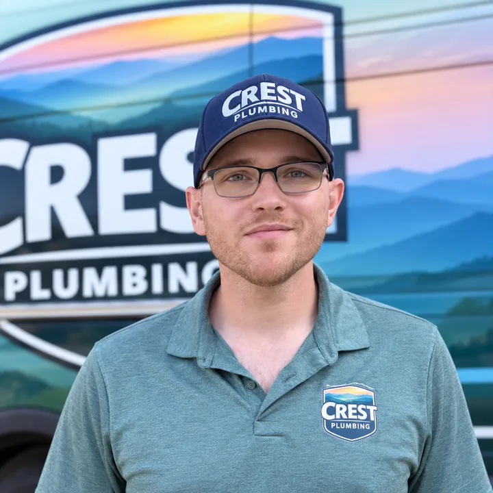 Travis W., plumbing service technician at Crest Plumbing
